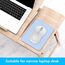 Dapesuom kleines Mauspad, 15,2 x 20,3 cm, mit Rutschfester Gummiunterseite, wasserdichtes Mini-Mauspad für Damen, Herren, kabellose Maus Laptops, Zuhause, Büro, Reisen, Himmelblau