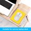 Dapesuom kleines Mauspad, 15,2 x 20,3 cm, mit Rutschfester Gummiunterseite, wasserdichtes Mini-Mauspad für Damen, Herren, kabellose Maus Laptops, Zuhause, Reisen, Aprikosengelb