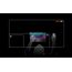 SteelSeries QcK 3XL Prism RGB - Gaming-Oberfläche - Optimiert für Kapillarproben - 2 Zonen RGB-Beleuchtung – Schwarz - (1220mm x 590mm x 3mm)
