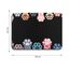 AOKSUNOVA Gaming Mauspad Klein mit Design Katze 28 x 20 cm Mousepad mit Motiv Bunt
