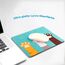 AOKSUNOVA Mauspad Gaming Mouse Pad rutschfest 24 x 20 x 0,3 cm Mauspad mit Katze Motiv Niedliches Design