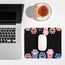 AOKSUNOVA Mauspad Klein mit Motiv Katze Mousepad Bunt Mauspad Süß 240 x 200 mm
