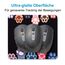 AOKSUNOVA Mini Mauspad mit Motiv 180 x 160 mm Kleines Mauspad Mousepad Bunt Katze