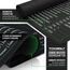 TITANWOLF - XXL Speed Gaming Mauspad 1200 x 600mm - Excel Windows Outlook Word Shortcut Tastenkürzel auf DEUTSCH - Schwarz