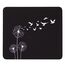 AOKSUNOVA Mauspad Mini 180 x 160 mm Mauspad Klein mit Motiv Mousepad Design Schwarz