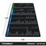 TITANWOLF - XXL Speed Gaming Mauspad 1200 x 600mm - Excel Windows Outlook Word Shortcut Tastenkürzel auf ENGLISCH - Schwarz