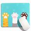 AOKSUNOVA Mauspad Gaming Mouse Pad rutschfest 24 x 20 x 0,3 cm Mauspad mit Katze Motiv Niedliches Design