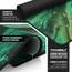 Titanwolf - XXXL Übergröße Mauspad 1200x600mm, Gaming Mousepad Groß 120x60 cm Tischunterlage Large Size verbessert Präzision und Geschwindigkeit XXXL für Logitech Maus und Tastatur, Marmor Grün Gold