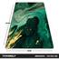Titanwolf - XXXL Übergröße Mauspad 1200x600mm, Gaming Mousepad Groß 120x60 cm Tischunterlage Large Size verbessert Präzision und Geschwindigkeit XXXL für Logitech Maus und Tastatur, Marmor Grün Gold
