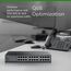 Zyxel 24-Port Netzwerk Switch | Unmanaged Gigabit Ethernet Splitter | 24x GbE Ports | Lüfterlos | Auto-MDI/MDI-X-Unterstützung | Wand- und Rack-Montagesatz im Lieferumfang enthalten | GS1100-24E