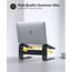 Soqool Laptop Ständer, Aluminium Laptop Stand mit Belüftung, Ergonomisch Laptop Halterung für Schreibtisch, Kompatibel mit MacBook Air/Pro, Lenovo, Huawei, Acer, Dell, HP (10-17 Zoll)