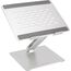 Amazon Basics Verstellbarer ergonomischer Laptopständer mit Wärmeabzug, stufenlose Höhen- und Winkelverstellung, ideal für einen Laptop bis 43,9 cm (17,3 Zoll), 27.9 x 23 x 5.6 cm, Silber