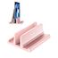 VAYDEER Vertikaler Laptop Ständer Platzsparender 3in1 Vertical Stander Laptopständer zum Vertikalen Positionieren Kompatibel für MacBook Air, MacBook Pro, iPad, Tablets Notebook bis 17,3" Rosa