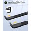Soqool Laptop Ständer, Aluminium Laptop Stand mit Belüftung, Ergonomisch Laptop Halterung für Schreibtisch, Kompatibel mit MacBook Air/Pro, Lenovo, Huawei, Acer, Dell, HP (10-17 Zoll)