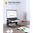 Soqool Laptop Ständer, Aluminium Laptop Stand mit Belüftung, Ergonomisch Laptop Halterung für Schreibtisch, Kompatibel mit MacBook Air/Pro, Lenovo, Huawei, Acer, Dell, HP (10-17 Zoll)