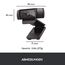 Logitech C920 HD PRO Webcam, Full-HD 1080p, 78° Sichtfeld, Autofokus, Klarer Stereo-Sound, Belichtungskorrektur, USB-Anschluss, Für Skype, FaceTime, Hangouts, etc., PC/Mac/ChromeOS/Android - Schwarz