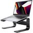 Soqool Laptop Ständer, Aluminium Laptop Stand mit Belüftung, Ergonomisch Laptop Halterung für Schreibtisch, Kompatibel mit MacBook Air/Pro, Lenovo, Huawei, Acer, Dell, HP (10-17 Zoll)
