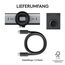 Logitech MX Brio Ultra HD 4K Collaboration and Streaming Webcam, 1080p at 60 FPS, Dual Noise Reducing Mics, Show Mode, USB-C, Webcam Cover, Works with Microsoft Teams, Zoom, Google Meet, Graphit