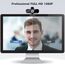 Gohero 1080P HD Webcam mit Mikrofon, Privatsphäre-Abdeckung, Weitwinkel, USB-C Adapter, Automatische Lichtkorrektur für PC, Laptop, Desktop, Mac