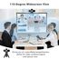 Gohero 1080P HD Webcam mit Mikrofon, Privatsphäre-Abdeckung, Weitwinkel, USB-C Adapter, Automatische Lichtkorrektur für PC, Laptop, Desktop, Mac