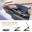 Laptop Ständer Höhenverstellbar, GRIFEMA GB1050 Faltbarer Laptopständer mit 360° Drehbarer Basis, Ergonomisch & Belüftet – Kompatibel mit MacBook Air/Pro, Dell und 11-17 Zoll Notebooks – Schwarz