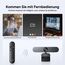 DEPSTECH DW50 Pro Webcam 4K, Ultra HD mit Mikrofon, 3-facher Zoom, 1/2.55 Sony Sensor, Duale Mics mit Geräuschunterdrückung, Fernbedienung, Autofokus Streaming Kamera für PC Laptop Mac, Teams