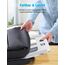 Babacom Laptop Ständer Höhenverstellbar, Faltbarer Laptop Stand aus Aluminiumlegierung Ergonomischer, Belüfteter Laptopständer Kompatibel mit MacBook Air, Pro, Allen Laptops 10-16" (Silber)