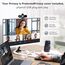 Gohero 1080P HD Webcam mit Mikrofon, Privatsphäre-Abdeckung, Weitwinkel, USB-C Adapter, Automatische Lichtkorrektur für PC, Laptop, Desktop, Mac