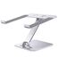 OMOTON Aluminium Laptop Ständer Höhenverstellbar, Ergonomischer Faltbarer Notebook Ständer, Laptop Halterung für Laptops wie MacBook Pro/Air (11-16 Zoll), Silber