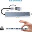 Oliveria USB C Hub 7 in 1 Multiport Adapter USB 3.0 Erweiterung für MacBook, iMac, Surface, Dell, Thinkpad, USB-Stick, mobile Festplatte, PS4, TV