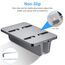 Bewahly Vertikaler Laptop Ständer, Aluminium Verstellbarer Notebook Ständer Platzsparender Halterung für MacBook Pro/Air, iPad, Samsung, Huawei, Surface, Dell, HP, Lenovo und andere (Grau)