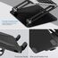 BoYata Laptop ständer, Multi-Angle-Standfuß mit Heat-Vent, Aluminium Einstellbares Notebook ständer kompatibel für Laptop (10-17 Zoll), einschließlich MacBook Pro/Air, Surface, Samsung (Schwarz)