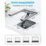 Babacom Laptop Ständer Höhenverstellbar, Faltbarer Laptop Stand aus Aluminiumlegierung Ergonomischer, Belüfteter Laptopständer Kompatibel mit MacBook Air, Pro, Allen Laptops 10-16" (Grau)