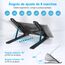 AOVUYCK-Store Laptop Ständer, 8-Stufe Einstellbar Laptop Stand, Tragbar Höhenverstellbarer Belüfteter Laptopständer, Notebook Ständer für MacBook, Lenovo, Dell, 10-15,6'' Laptops, Tablets, Notebooks.