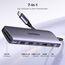 UGREEN Revodok 1071 USB C Hub HDMI 4K, PD 100W, USB 3.0 Datenports, SD/TF Kartenleser Multiport Adapter Kompatibel mit iPhone 17/16, MacBook, iPad, Surface Laptop, Galaxy S24, Steam Deck usw.