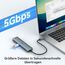 USB C Hub, Multiport Adapter für MacBook Pro/Air, 7 in 1 MacBook Adapter USB C auf HDMI Hub, 2USB 3.0, PD,SD/microSD,Type C Daten für iPad, Lenovo und mehr Type-C Geräte (Blau)