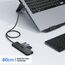 acer USB 3.0 Hub mit USB-C-Stromversorgung, Ultra Slim Typ-A Verteiler 4 Ports Multiport Adapter für PC, Laptop, Tastatur, Maus, HDD, MacBook Pro/Air, iMac, Surface Pro, macOS Windows Linux usw.-60cm