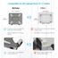 BoYata Laptop ständer: Multi-Angle-Standfuß mit Heat-Vent, Aluminium Einstellbares Notebook ständer kompatibel für Laptop (10-17 Zoll), einschließlich MacBook Pro/Air, Surface, Samsung, HP(Grau)