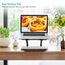 BoYata Laptop ständer, Multi-Angle-Standfuß mit Heat-Vent, Aluminium Einstellbares Notebook ständer kompatibel für Laptop (10-17 Zoll), einschließlich MacBook Pro/Air, Surface, Samsung (Schwarz)
