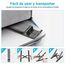 AOVUYCK-Store Laptop Ständer, 8-Stufe Einstellbar Laptop Stand, Tragbar Höhenverstellbarer Belüfteter Laptopständer, Notebook Ständer für MacBook, Lenovo, Dell, 10-15,6'' Laptops, Tablets, Notebooks.