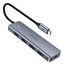 UGREEN USB C Hub mit 4 Ports USB 3.0 OTG Adapter, Verteiler Mit Stromversorgung-Port Kompatibel Mit iPhone 17 Serie, MacBook Serie, iPad, Surface Pro/Go, Thinkpad und Mehr (15cm)