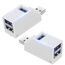 AXFEE 3 Port USB Hub Mit 1 USB 3.0 + 2 USB 2.0 Anschlüssen, Mini Splitter Erweiterung Adapter für Laptop, MacBook, Desktop PC, Flash-Laufwerk und Tastatur