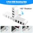 AXFEE 4 Port USB Hub, Mini Hub Mit Mehreren Anschlüssen, 1 USB 3.0+2 USB 2.0+Type-C, Splitter Erweiterung Adapter für Laptop MacBook Desktop PC, Kompatibel Mit Flash Laufwerk Tastatur