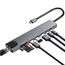 8 in 1 USB C Hub, USB C Multiport Adapter mit Ethernet, PD 100W, 4K HDMI, USB 3.0 & USB 2.0 Anschlüsse, SD&TF Kartenleser, Typ C Hub für MacBook Air/Pro, iPad, Samsung, Dell XPS, HP