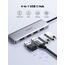 UGREEN USB C Hub mit 4 Ports USB 3.0 OTG Adapter, Verteiler Mit Stromversorgung-Port Kompatibel Mit iPhone 17 Serie, MacBook Serie, iPad, Surface Pro/Go, Thinkpad und Mehr (15cm)