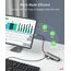 uni USB C Hub mit 4-Port USB 3.0 ultradünner Daten-Hub aus Aluminium, für MacBook Pro/Air, iPad Pro/Air, Dell XPS, Surface Book, iPhone 15 Serie usw.
