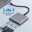 USB C HDMI Adapter, USB-C Digital AV Multiport Hub mit 4K HDMI, USB 3.0 & 100W PD, Typ C auf Hdmi Adapter für MacBook Pro/Air, iPad Pro/Air, Samsung, Surface, HP