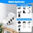 AXFEE 4 Port USB Hub, Mini Hub Mit Mehreren Anschlüssen, 1 USB 3.0+2 USB 2.0+Type-C, Splitter Erweiterung Adapter für Laptop MacBook Desktop PC, Kompatibel Mit Flash Laufwerk Tastatur