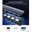 uni USB C Hub mit 4-Port USB 3.0 ultradünner Daten-Hub aus Aluminium, für MacBook Pro/Air, iPad Pro/Air, Dell XPS, Surface Book, iPhone 15 Serie usw.