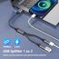 KiWiBiRD USB Splitter 1 zu 2, USB Doppelstecker Y Kabel 1 auf 2 Adapter (2 Stück), Dual Port Erweiterung Ladekabel für Strom und Daten Mini HUB Kompatibel mit PC Laptop Mac PS5 Tastatur Mäuse